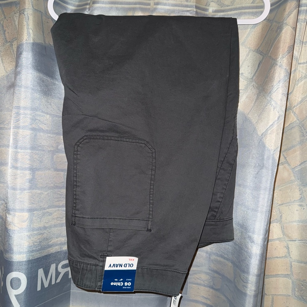 Old Navy Dark Gray Ankle Chino Pants - XXL
